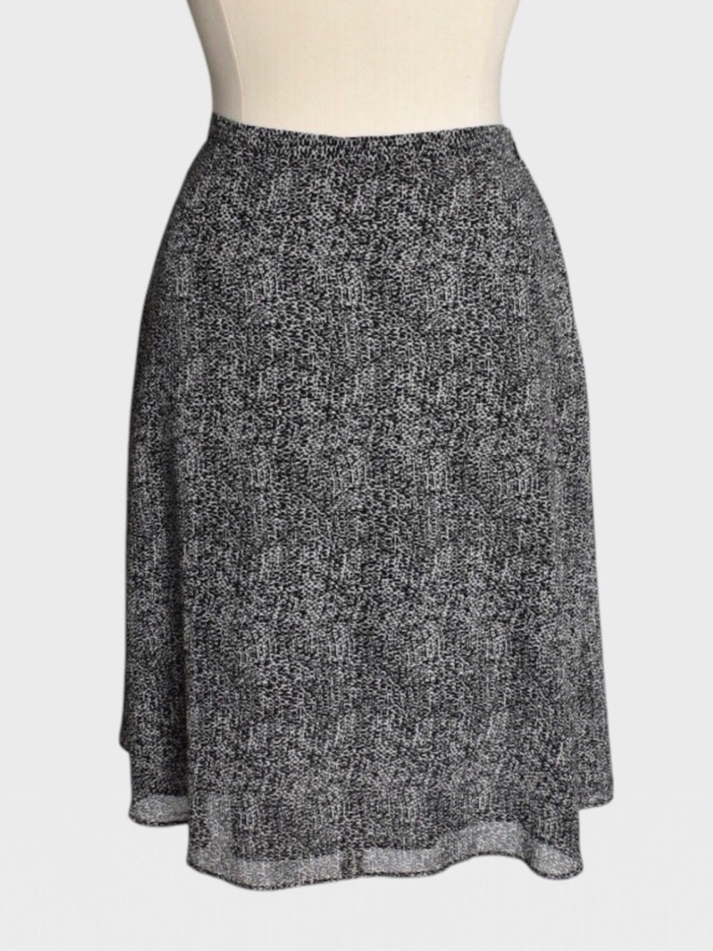 Covington Marled Knit A-Line Midi Skirt